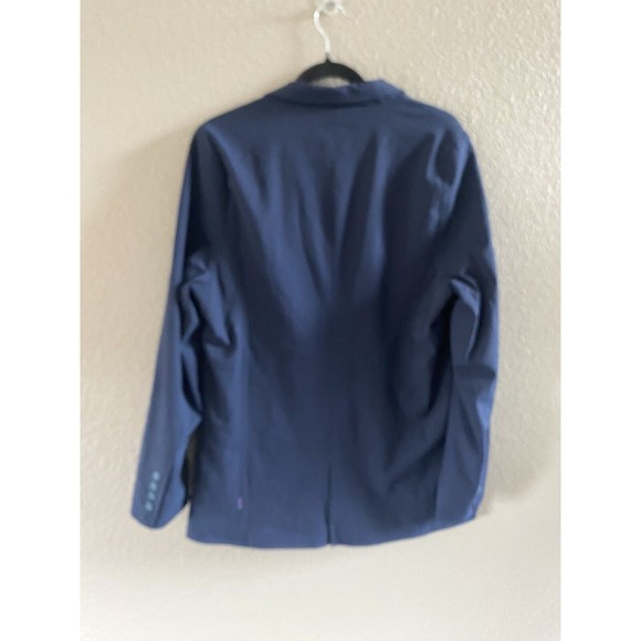 William Murray Golf Serious Business Blazer Performance Mens Small Blue NWOT - Picture 6 of 16